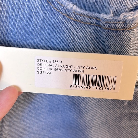 Rolla’s Original Straight Leg Jean in City Worn - Picture 14 of 14